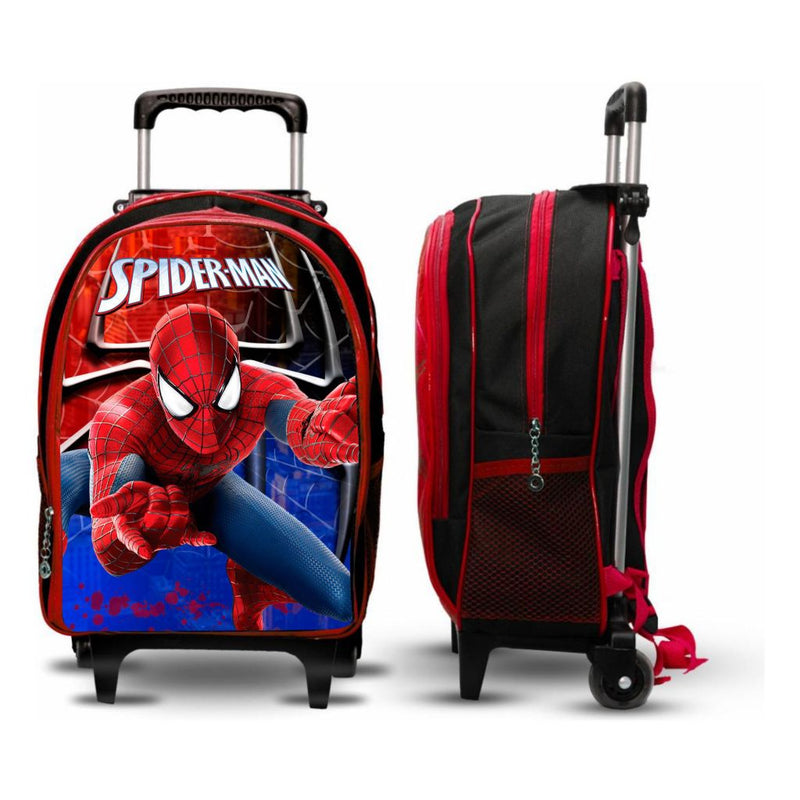 Mochila Escolar Infantil Rodinha - Menino - Homem Aranha