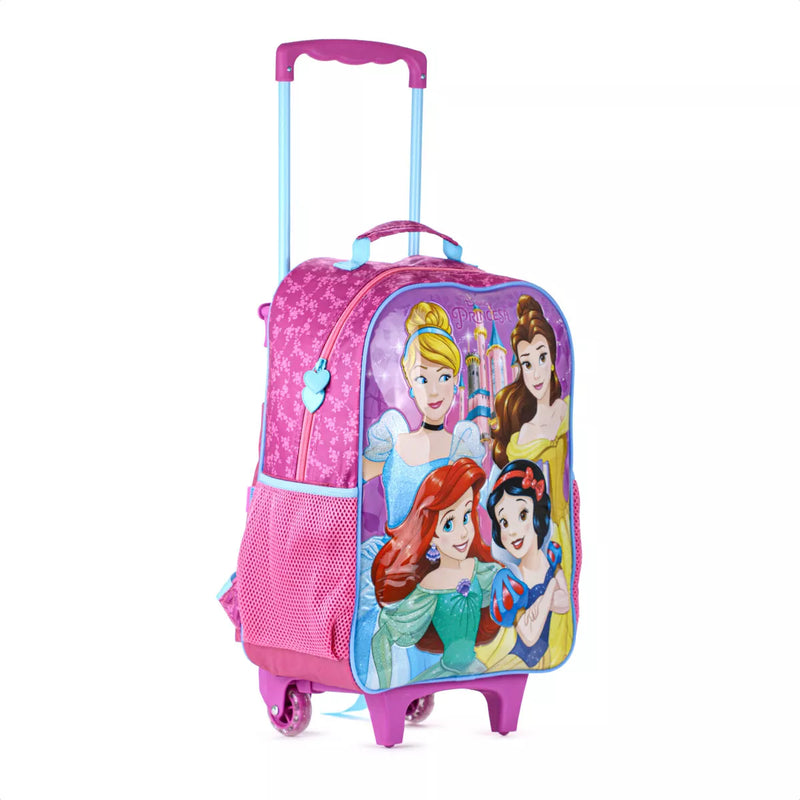 Mochila Escolar Com Rodinhas Xeryus - Princesas